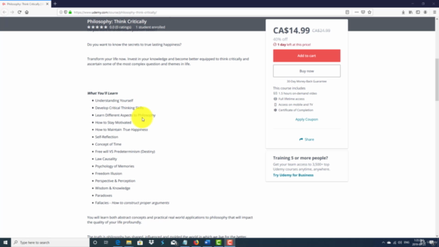 Philosophy: Think Critically – Screenshot 1