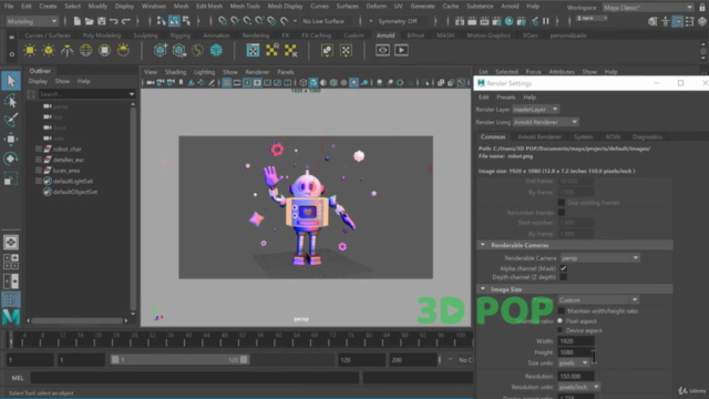 MASTER Intro al diseño de Personajes 3D en Autodesk Maya – Screenshot 4