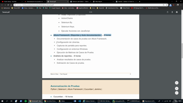 Selenium Testing Framework con Python ¡De novato a experto! – Screenshot 4