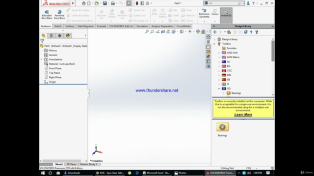 DESIGN GEAR MODELS & CREATE GEAR TRAIN MOTION ANALYSIS – Screenshot 1