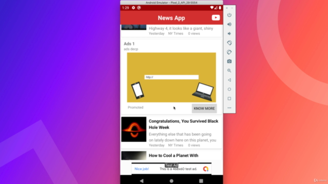 Build News Feed Android App and Learn to write Wordpress API – Screenshot 3