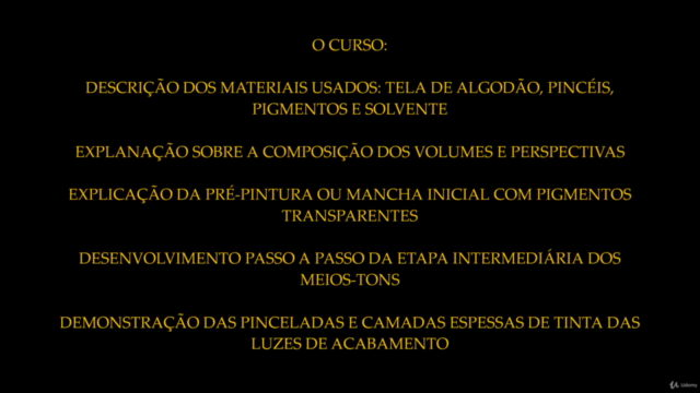 PINTURA A ÓLEO - PAISAGEM - CURVA DO RIO – Screenshot 4