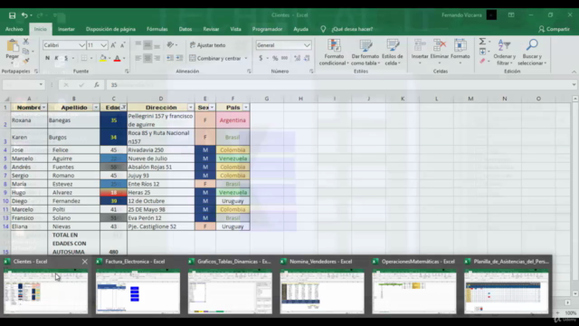 Curso de Excel desde Principiante a un nivel Avanzado – Screenshot 1