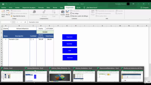 Curso de Excel desde Principiante a un nivel Avanzado – Screenshot 4