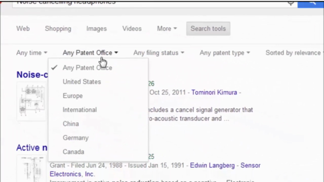 Do-It-Yourself Patent Searching Using Free Web Resources – Screenshot 4