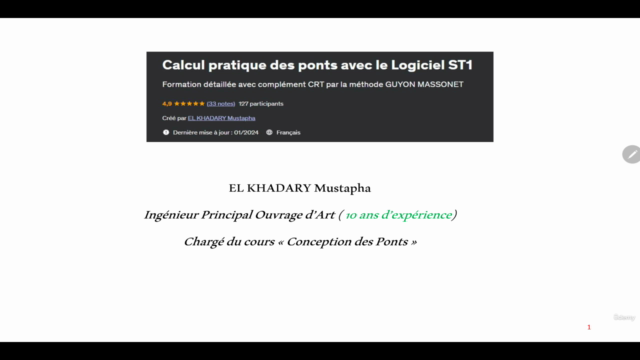 Calcul pratique des ponts avec le Logiciel ST1 du SETRA – Screenshot 1