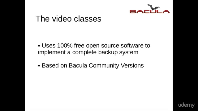 Bacula 1: the open source backup software – Screenshot 2