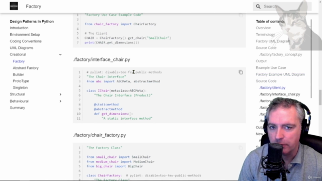 Design Patterns in Python – Screenshot 2