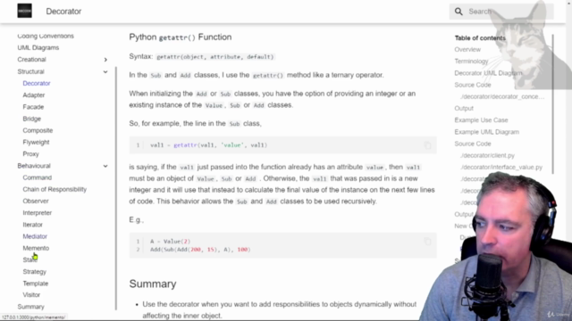 Design Patterns in Python – Screenshot 4