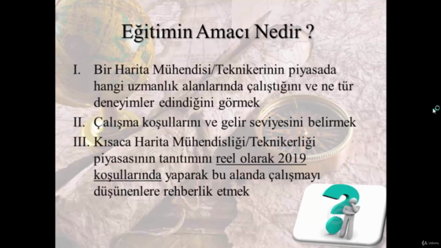Harita Mühendisliği/Teknikerliği Sektöre Giriş Eğitimi – Screenshot 3