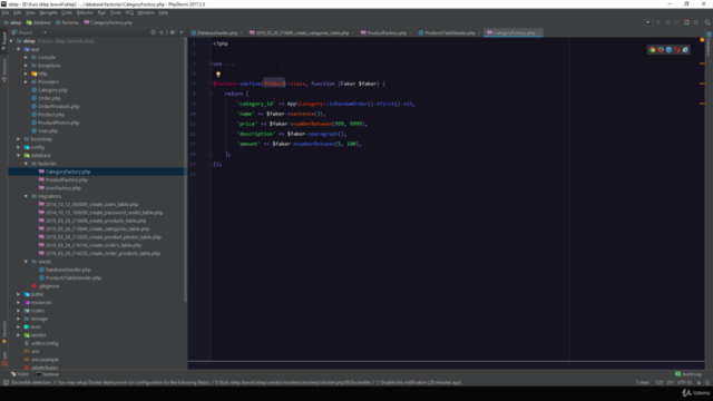 Kurs Laravel programowanie sklepu – Screenshot 3