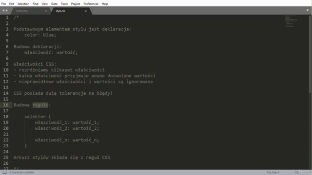Kurs CSS3 - selektory - Screenshot_01