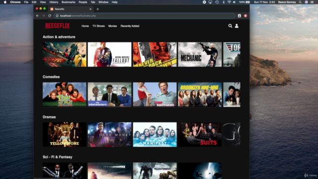 Create a Netflix clone from Scratch: JavaScript PHP + MySQL – Screenshot 1