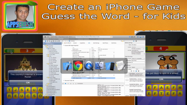 Create your Guess the Word iPhone app for Kids.Code included – Screenshot 3