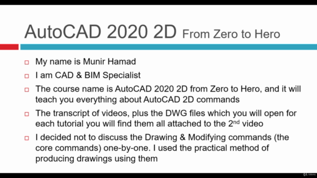 AutoCAD 2020 2D from Zero to Hero – Screenshot 1