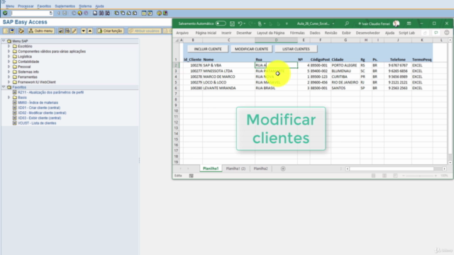 Integração SAP com Excel (VBA) – Screenshot 3