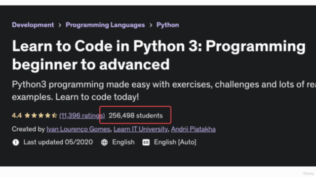 Programmation en Python 3: Du Débutant à l'Expert – Screenshot 4