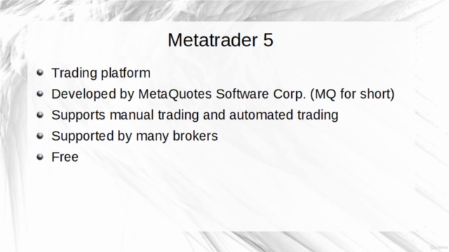 Expert Advisor Programming in MQL5 Part 1: Fundamentals – Screenshot 2