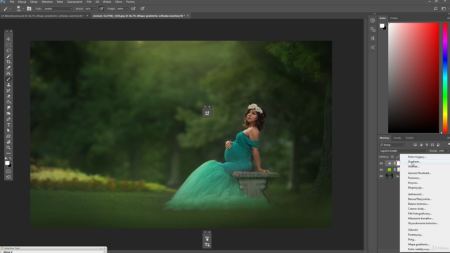 Kurs Photoshop efekty świetlne, flary i słońce - fotografia – Screenshot 2