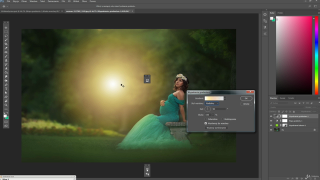 Kurs Photoshop efekty świetlne, flary i słońce - fotografia – Screenshot 3