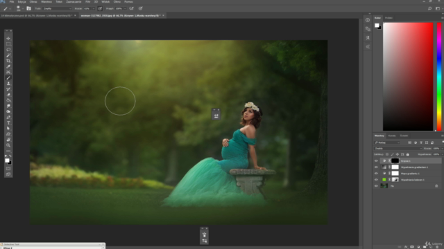 Kurs Photoshop efekty świetlne, flary i słońce - fotografia – Screenshot 4