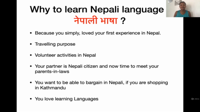 Basic Nepali Language for Beginners Course 2 – Screenshot 1