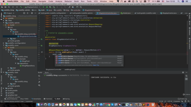 Spring Boot and Angular: Build your blog (from ZERO to HERO) – Screenshot 1