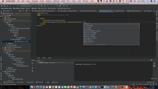 Spring Boot and Angular: Build your blog (from ZERO to HERO) – Screenshot 2