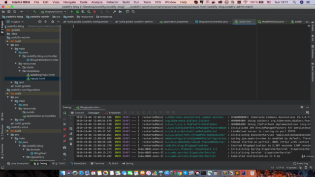 Spring Boot and Angular: Build your blog (from ZERO to HERO) – Screenshot 4