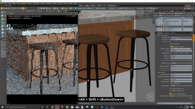 Interior archviz in MODO | vol.2: rendering – Screenshot 1