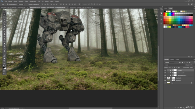 Kurs Photoshop fotomanipulacje / fotomontaże – Screenshot 2