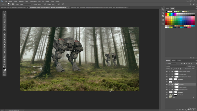 Kurs Photoshop fotomanipulacje / fotomontaże – Screenshot 3
