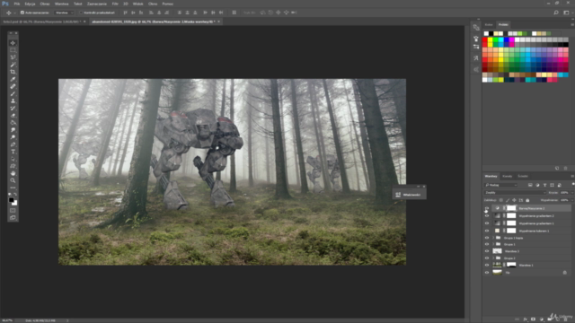 Kurs Photoshop fotomanipulacje / fotomontaże – Screenshot 4