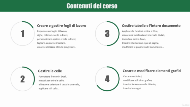 Corso Excel 2016 – Screenshot 2
