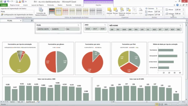 Aprenda facilmente a criar Dashboards incríveis no Excel – Screenshot 2