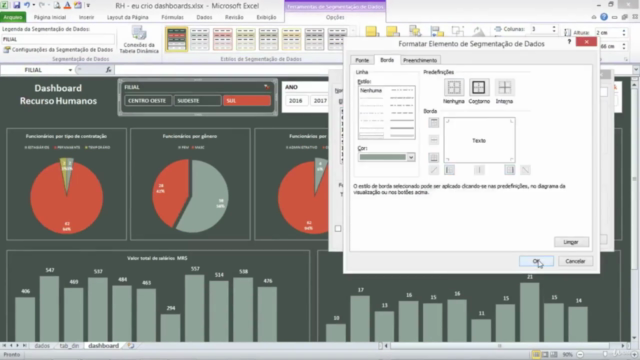 Aprenda facilmente a criar Dashboards incríveis no Excel – Screenshot 3