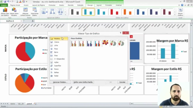 Aprenda facilmente a criar Dashboards incríveis no Excel