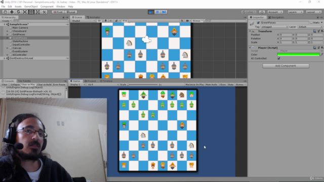 Desenvolvimento de Jogos: IA de Xadrez em Unity – Screenshot 2