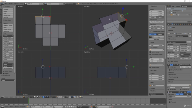Kurs Blender wizualizacja mieszkania – Screenshot 3