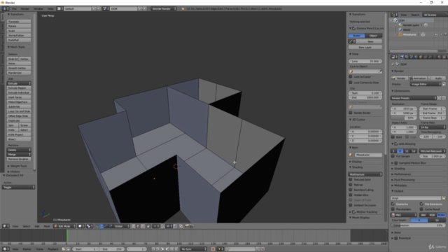Kurs Blender wizualizacja mieszkania – Screenshot 4