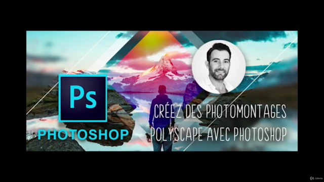 Photoshop CC - Créer des Polyscapes - PhotoMontage – Screenshot 1