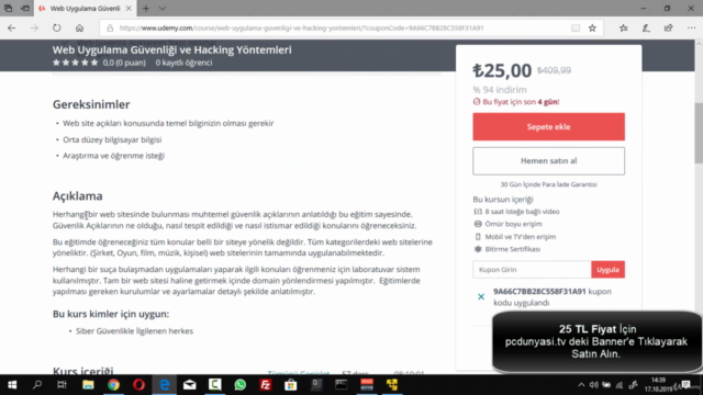Web Uygulama Güvenliği ve Hacking Yöntemleri – Screenshot 1