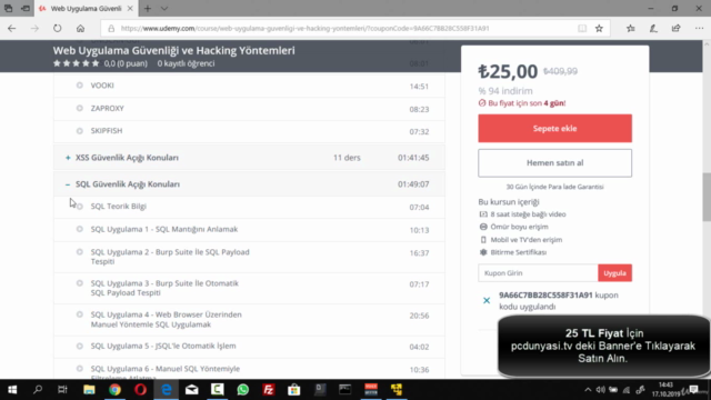 Web Uygulama Güvenliği ve Hacking Yöntemleri – Screenshot 3