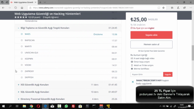 Web Uygulama Güvenliği ve Hacking Yöntemleri – Screenshot 4