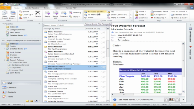Time Management Training with Outlook - Screenshot_02