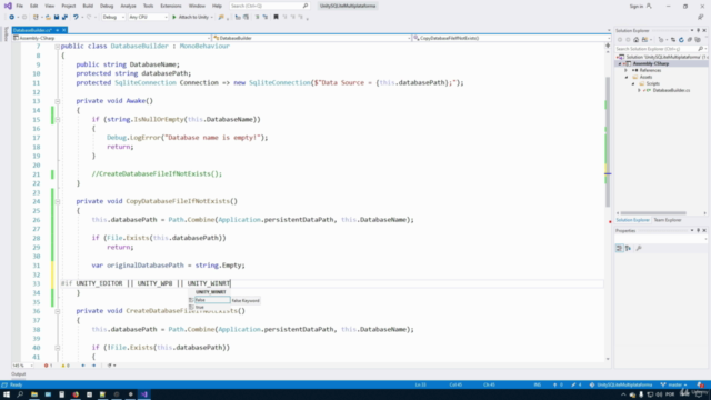 Banco de dados SQLite com Unity – Screenshot 3