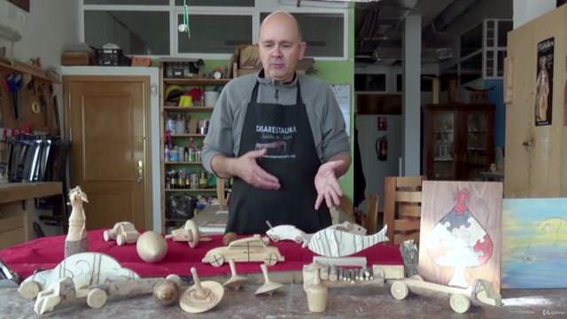 CARPINTERÍA,fabricación de juguetes de madera, 1er parte. – Screenshot 4