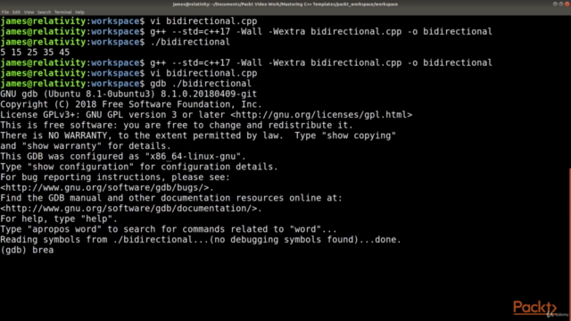 C++ Standard Template Library in Practice – Screenshot 2