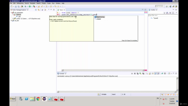 ACTIVE DIRECTORY ADMINISTRATION & AUTOMATION USING PYTHON – Screenshot 2