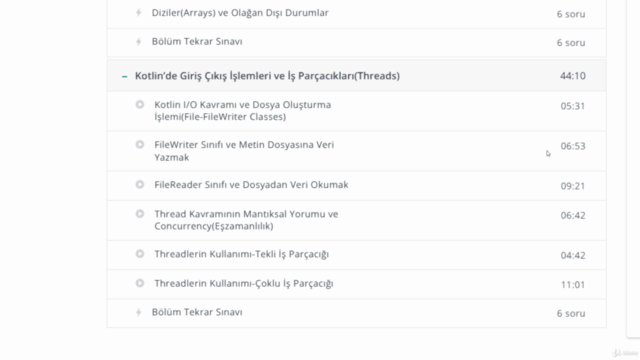 Android Geliştiriciler İçin Kotlin Kursu – Screenshot 3